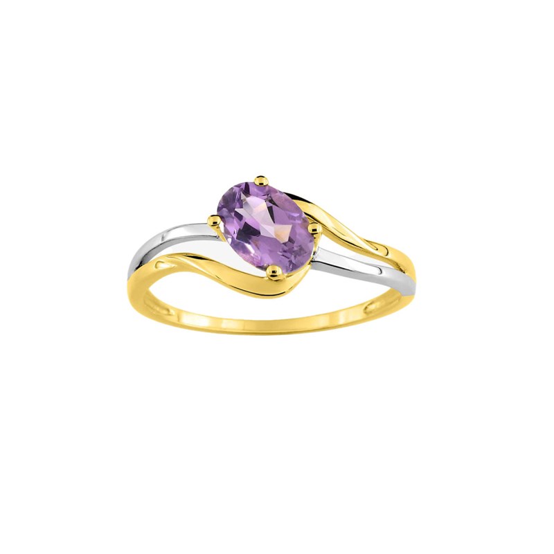 Bague Femme - améthyste - Or 9 Carats
