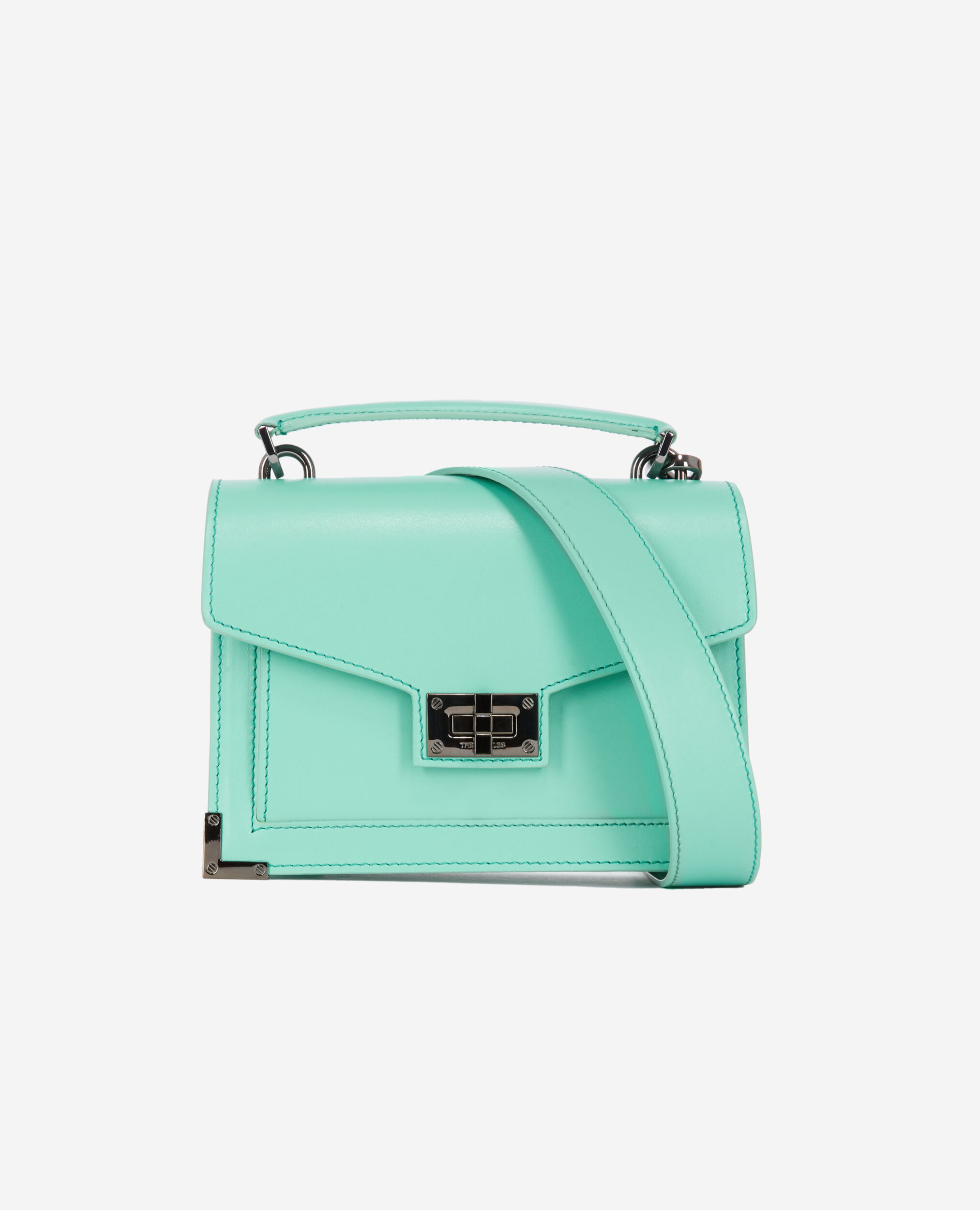 Sac Emily small en cuir vert