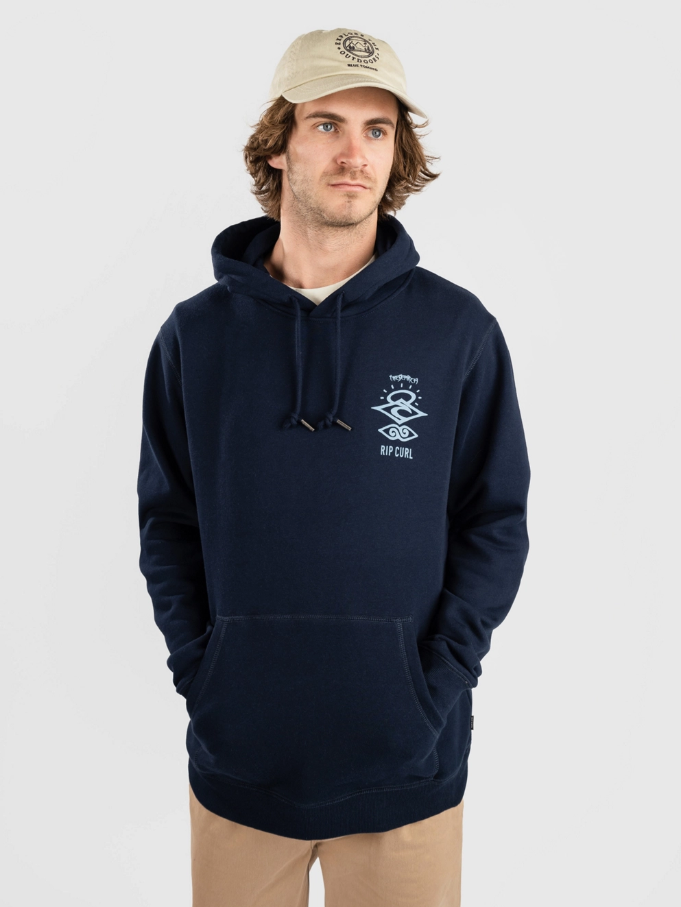 Rip Curl Search Icon Hoodie navy