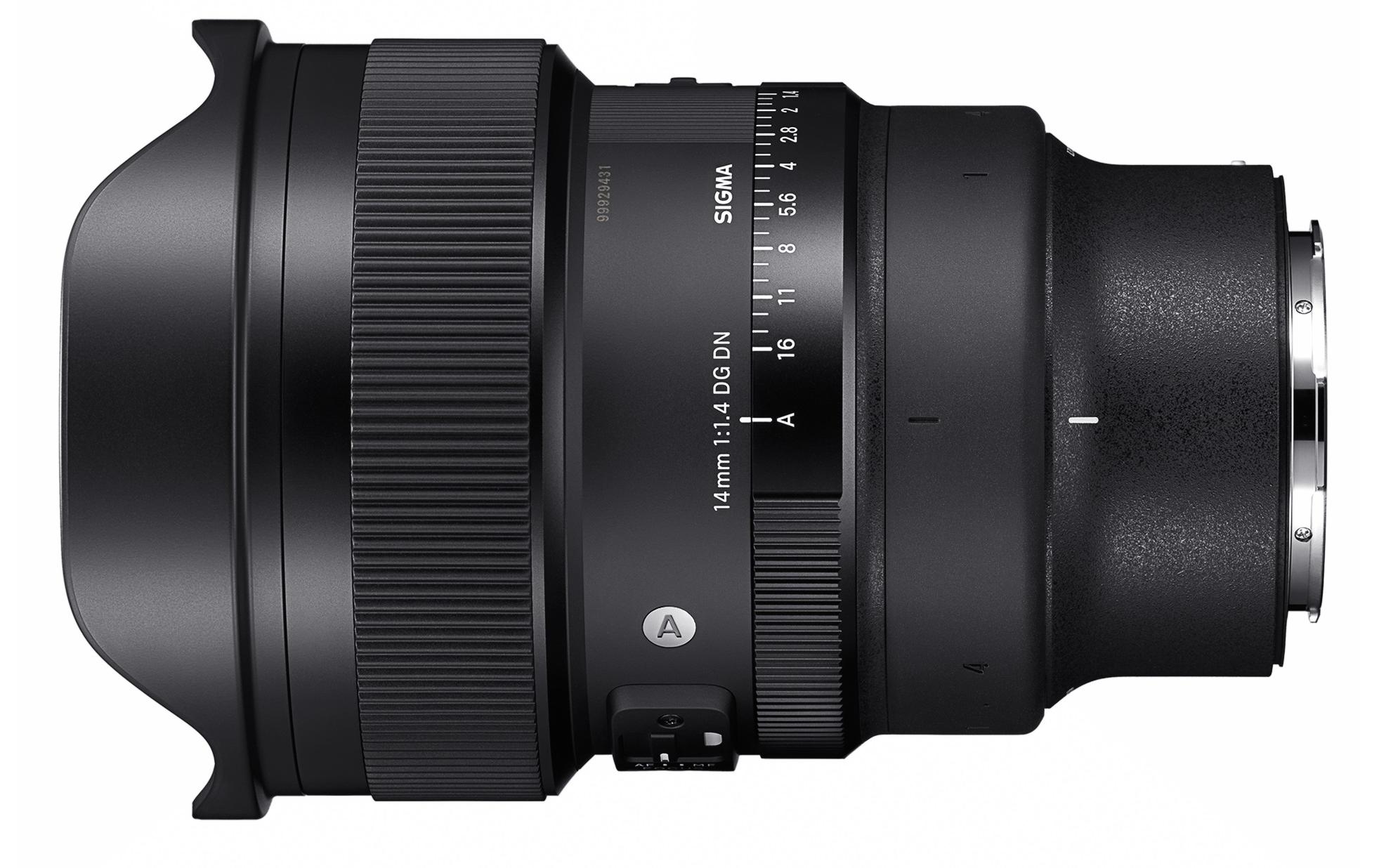 Festbrennweite 14mm / f 1.4 DG DN Art – Sony E-Mount<br>Vollformat-Ultraweitwinkelobjektiv für die Astrofotografie