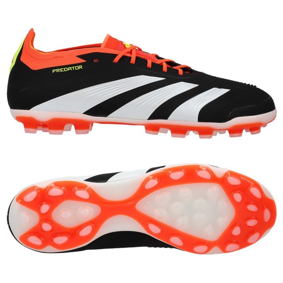 adidas Predator Elite 2G/3G AG Solar Energy - Noir/Blanc/Rouge