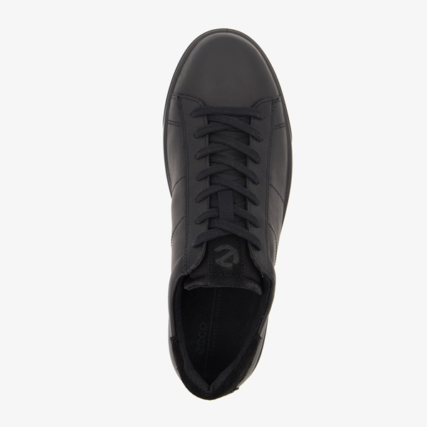 Ecco leren heren sneakers zwart