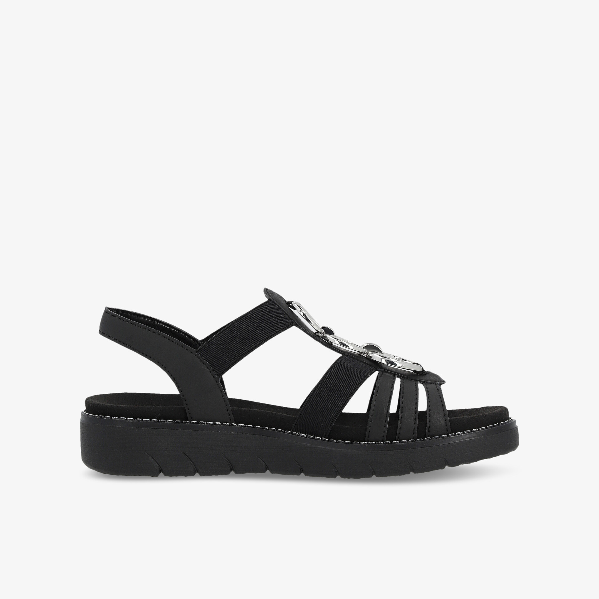 remonte Damen Sandalen schwarz