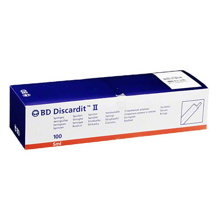 BD Discardit II Spritze, 100X5 ml