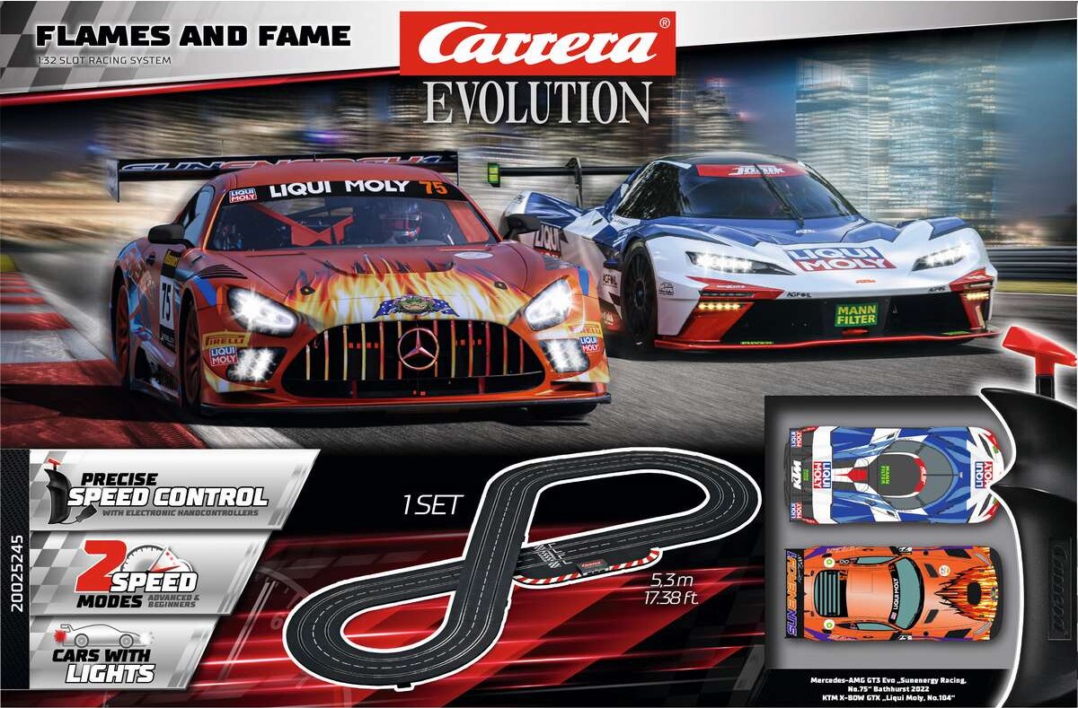 Carrera - Racerbane Sæt - Flames And Fame - Evolution - 1:32 - 25245