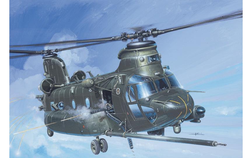 Bausatz MH-47 E SOA Chinook 1:72Kunststoff Modellbausatz