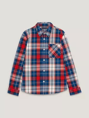 Camisa xadrez tartan de corte regular