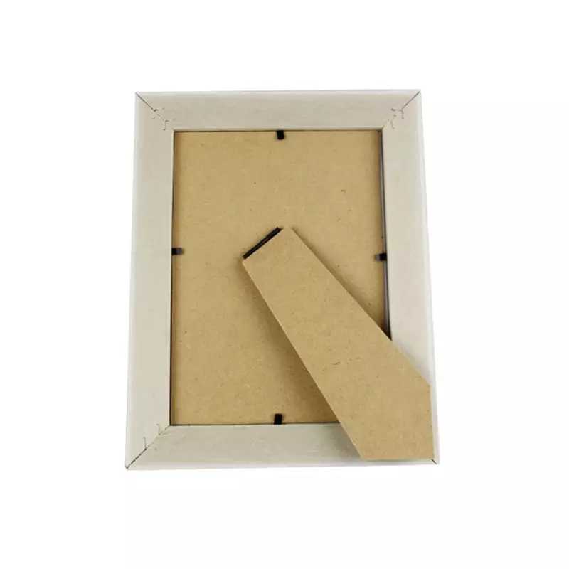 (20x14.8cm) 3D Bilderrahmen Fotorahmen in Holz Optik für 4x6