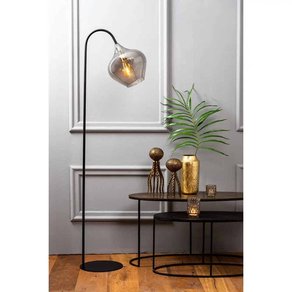 Vloerlamp Rakel - Zwart - 45x28x160cm