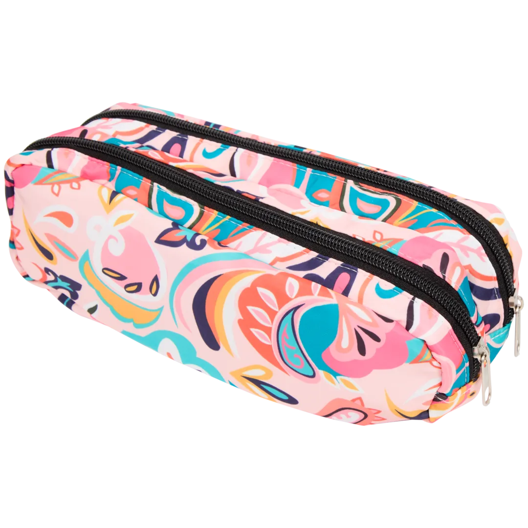 Trousse double fermeture éclair