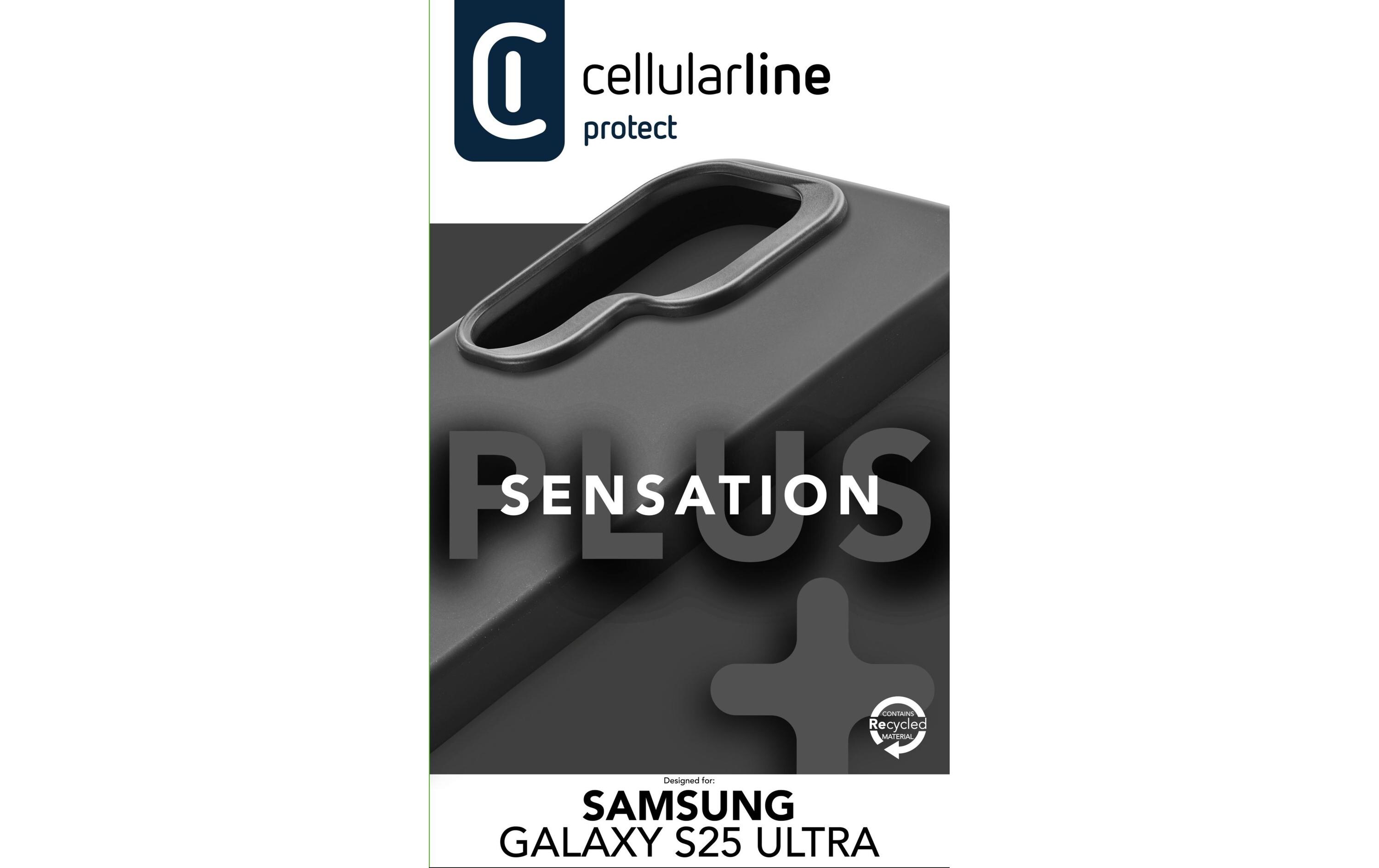 Back Cover Sensation+ Galaxy S25 Ultra BlackSchutzhülle für das Samsung Galaxy S25 Ultra