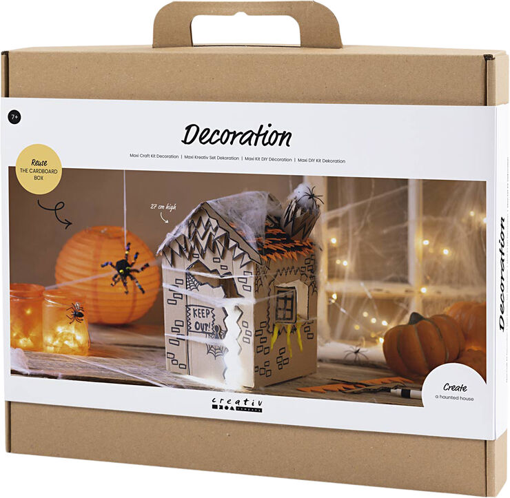 Creativ Company Maxi DIY Kit Dekoration, Halloween hus