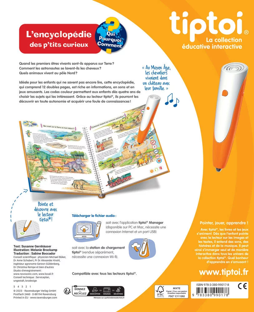 TIPTOI® L'ENCYCLOPEDIE DES PETITS CURIEUX