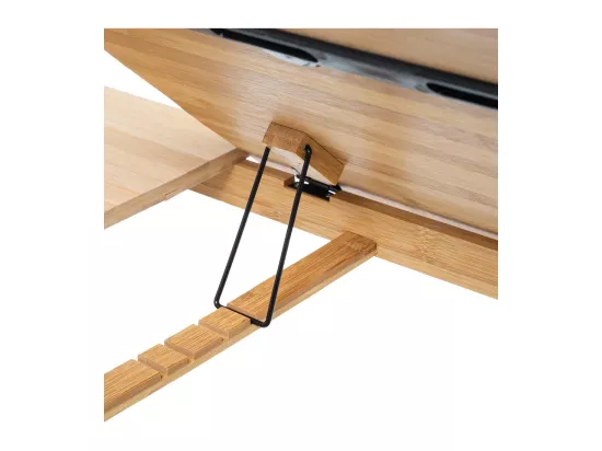 Plateau petit déjeuner ou bureau d'appoint en Bambou 54 x 34 cm
