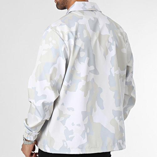 Veste Blanc Beige Camouflage
