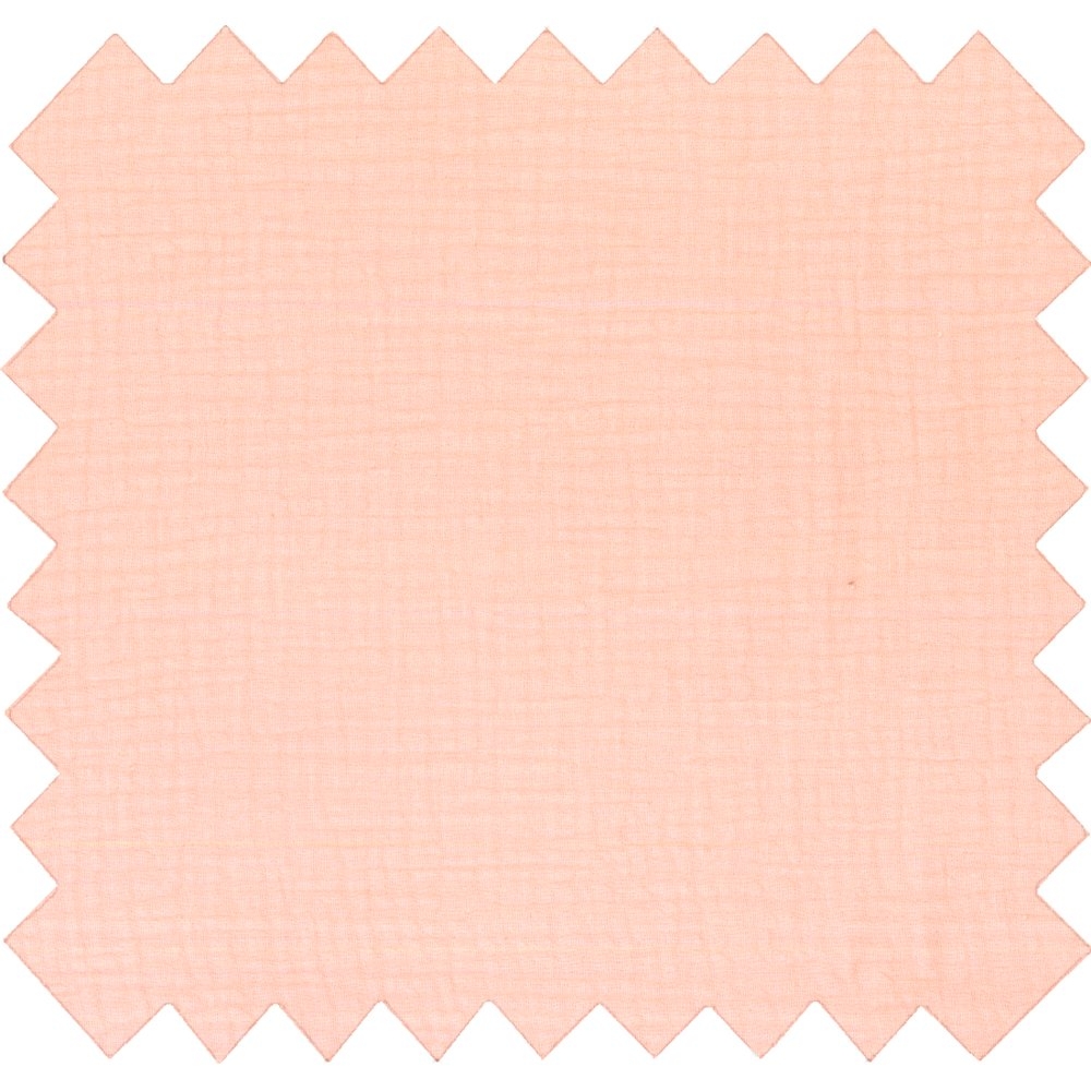 Coupon Tissu 50 Cm Gaze Rose