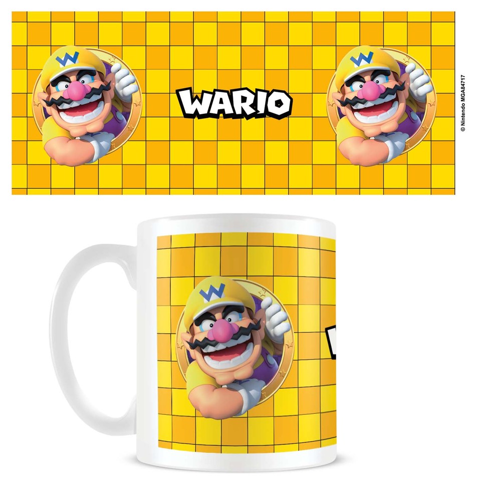 Pyramid International - Krus Super Mario Wario 3D Port - Hvid
