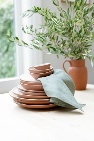Kom kiezel, terracotta, ø 20 cm