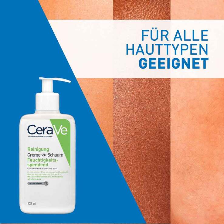 Cerave Creme-zu-Schaum Reinigung, 236 ml