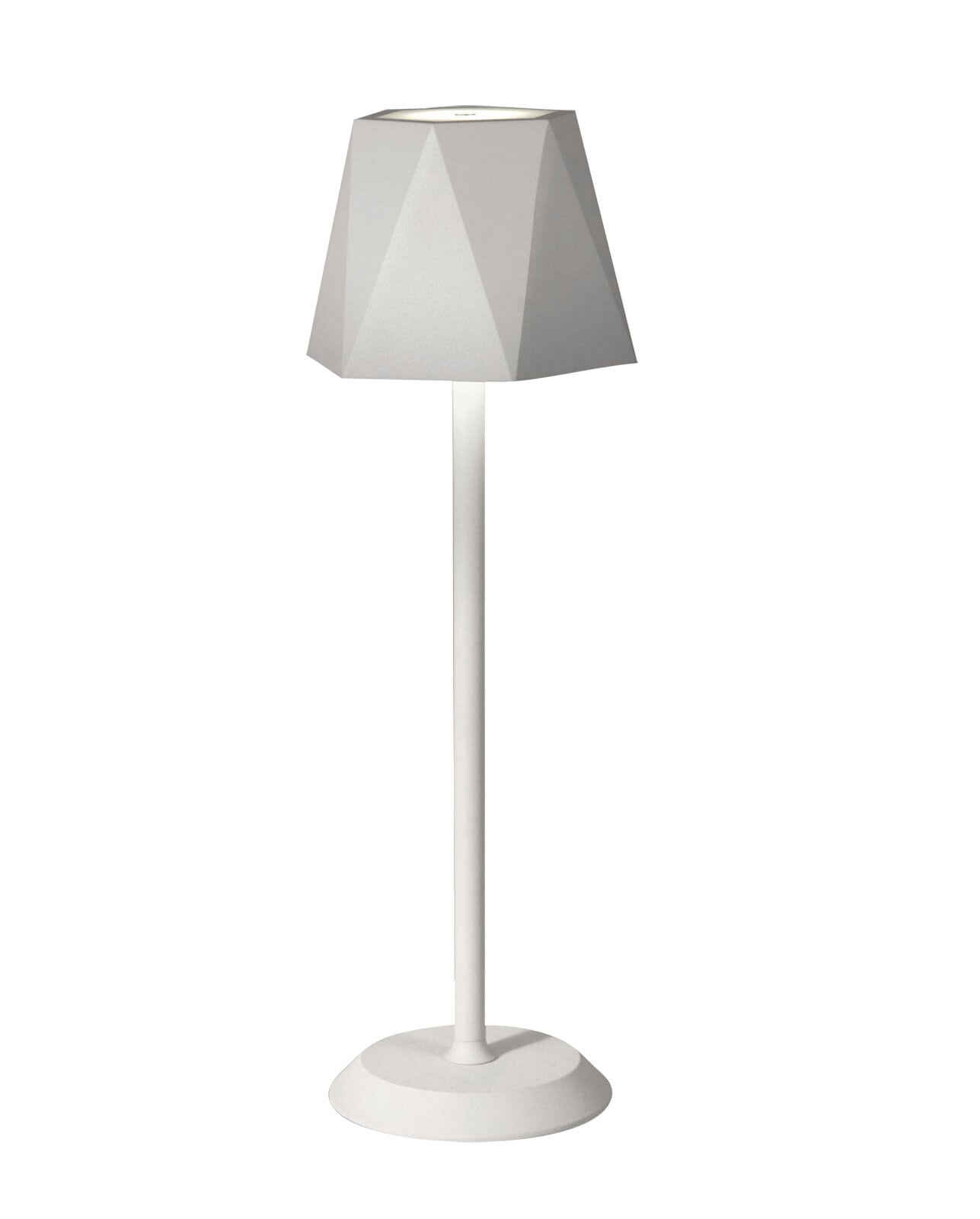 FABAS LUCE Akku LED Tischlampe KATY weiß