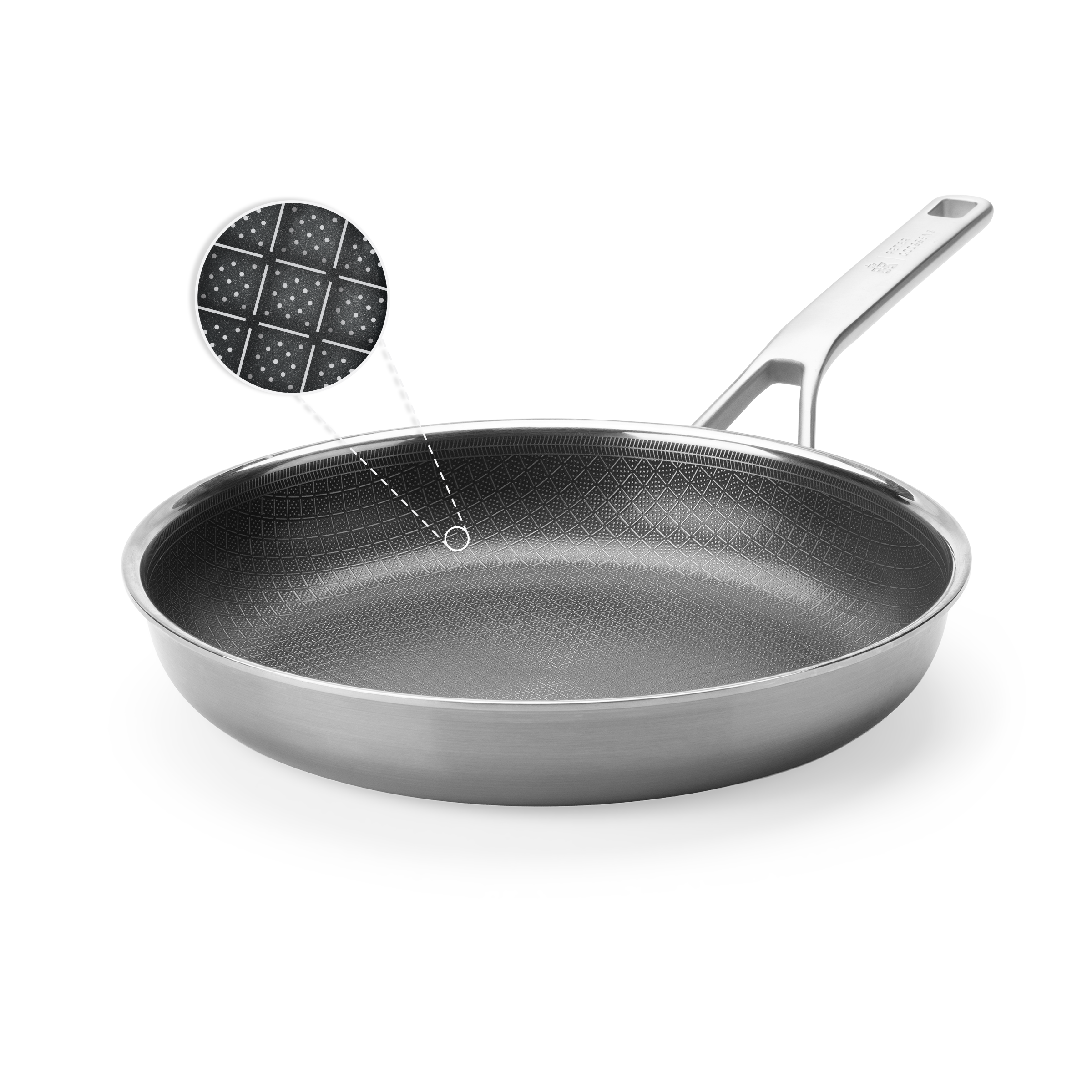 Durabond Hybride koekenpanset (24cm   28cm)   hapjespan met Gratis koo