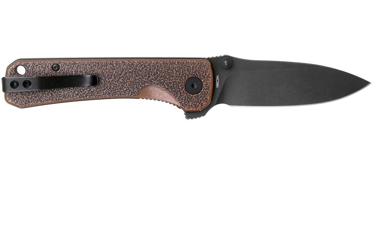 QSP Knife Hawk QS131-N Copper, Blackwashed zakmes