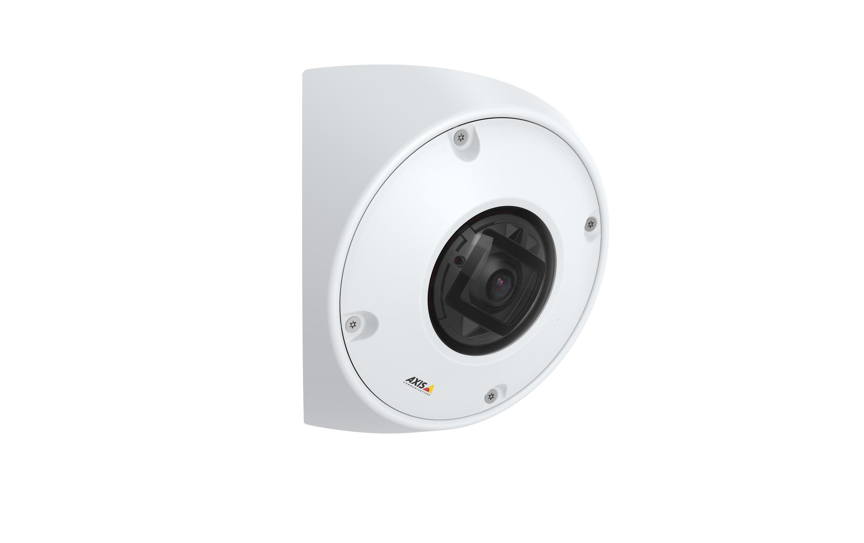 Netzwerkkamera Q9216-SLV Weiss<br>Schlagresistente Kamera ohne offen liegende Verankerungspunkte