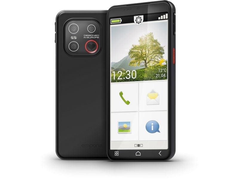 Emporia Smart 7 lite 128 GB Android-Smartphone mit einfacher Benutzerführung und Panik-Taste