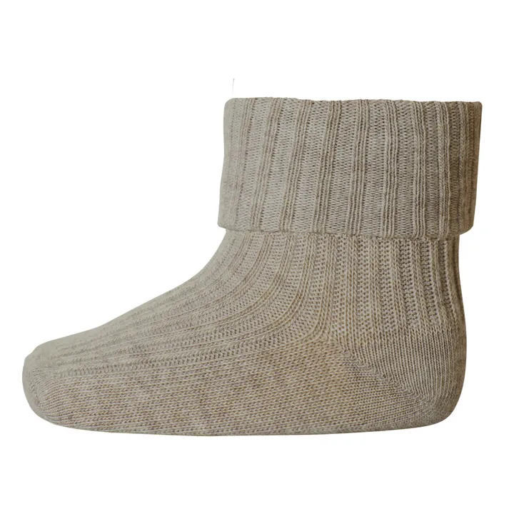 Mp Denmark Chaussettes Rib en coton | Marron