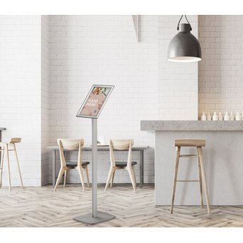 Porte-affiche avec cadre à clipser premium, A3