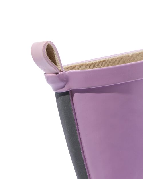 bottes de pluie enfant caoutchouc violet clair violet