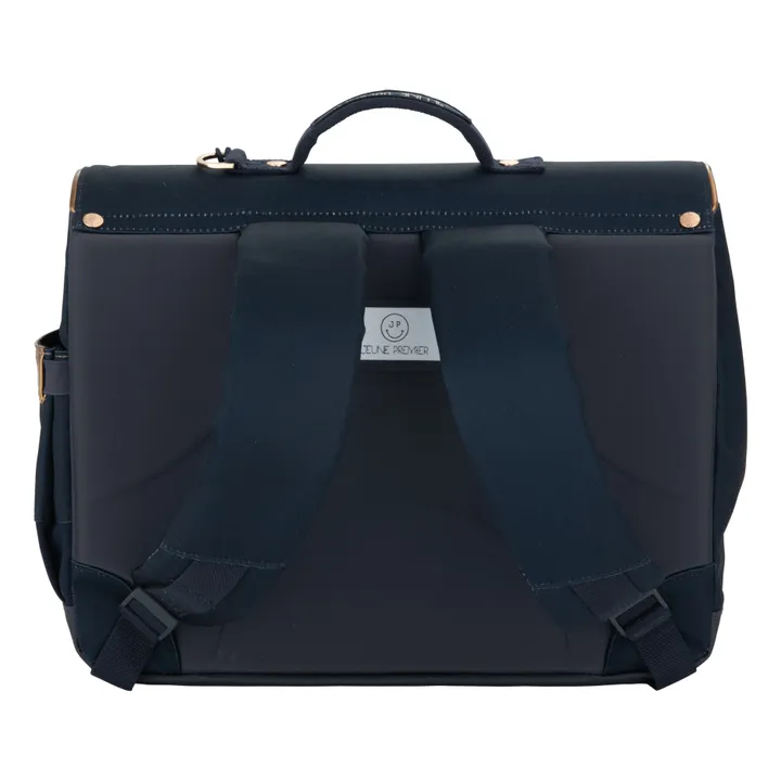 Jeune Premier Cartable Midi Cavalier Couture | Bleu marine