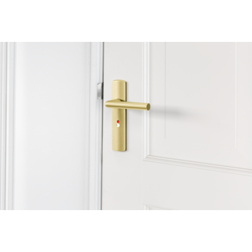 AXA deurkrukset Curve Milan goud blindschild zilver wc-/badkamersluiting 63/8