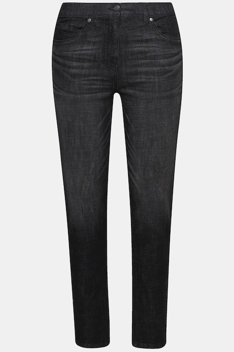 Jeans Sarah, Ziernähte, schmales Bein, Komfortbund