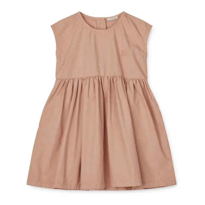 Liewood Robe Courte Coton Bio Nira | Vieux Rose