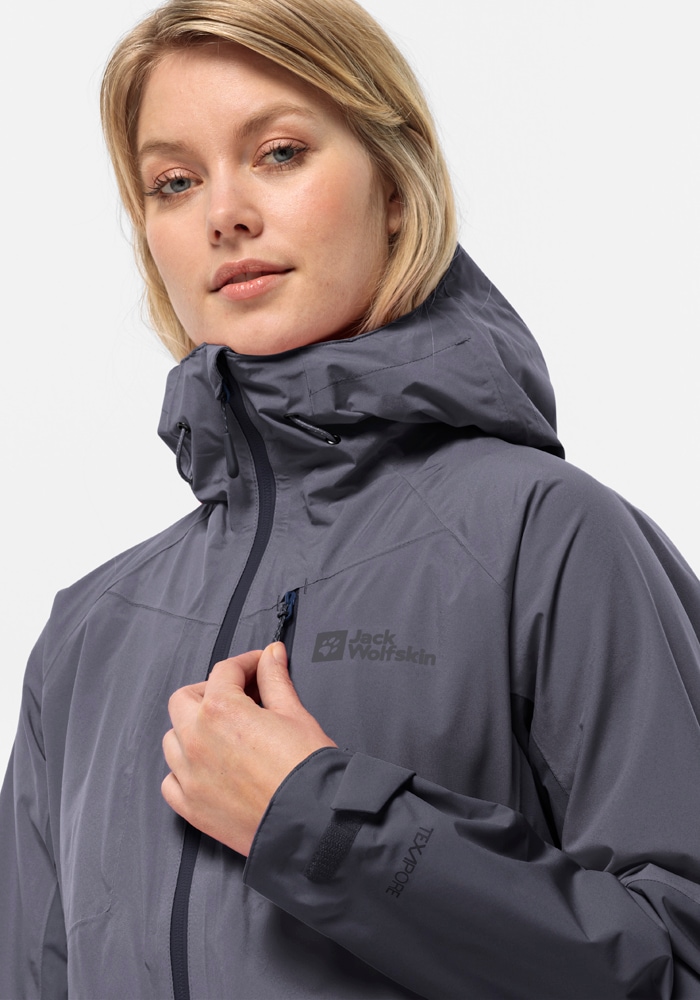 Jack Wolfskin Funktionsjacke »EAGLE PEAK 2L JKT W« mit Kapuze