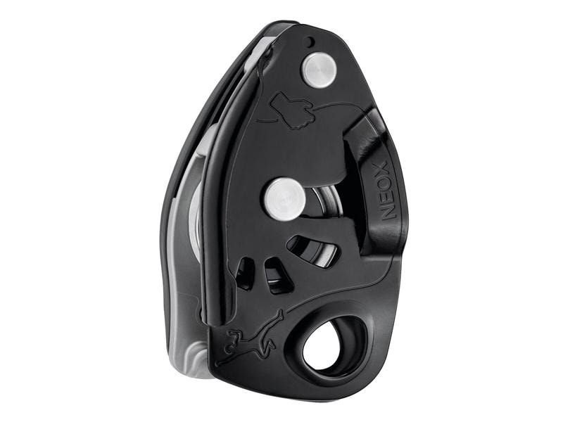 Petzl Neox Belay Device, Schwarz Sicherungs- und Abseilgerät