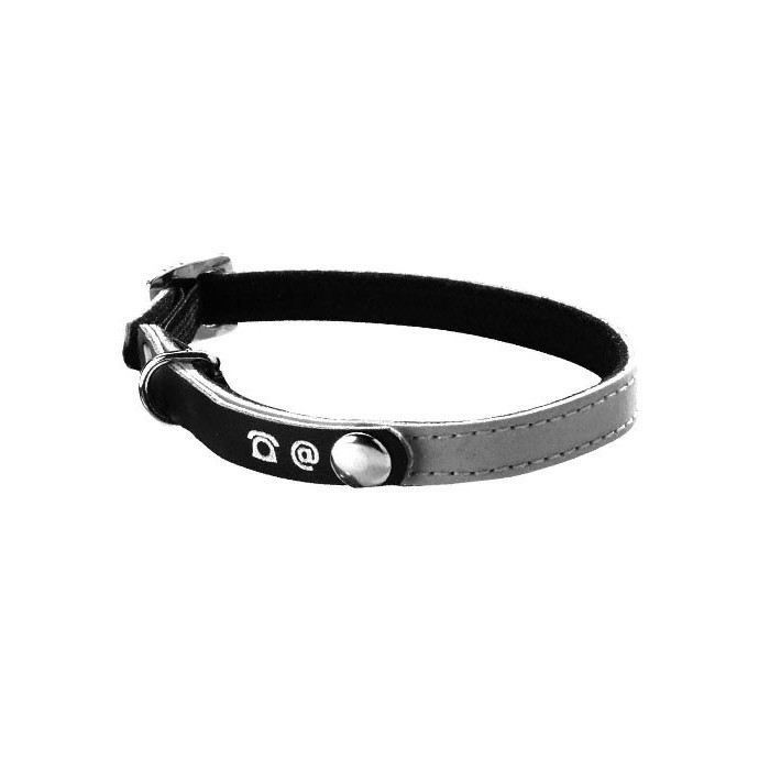 Collier porte-adresse réfléchissant