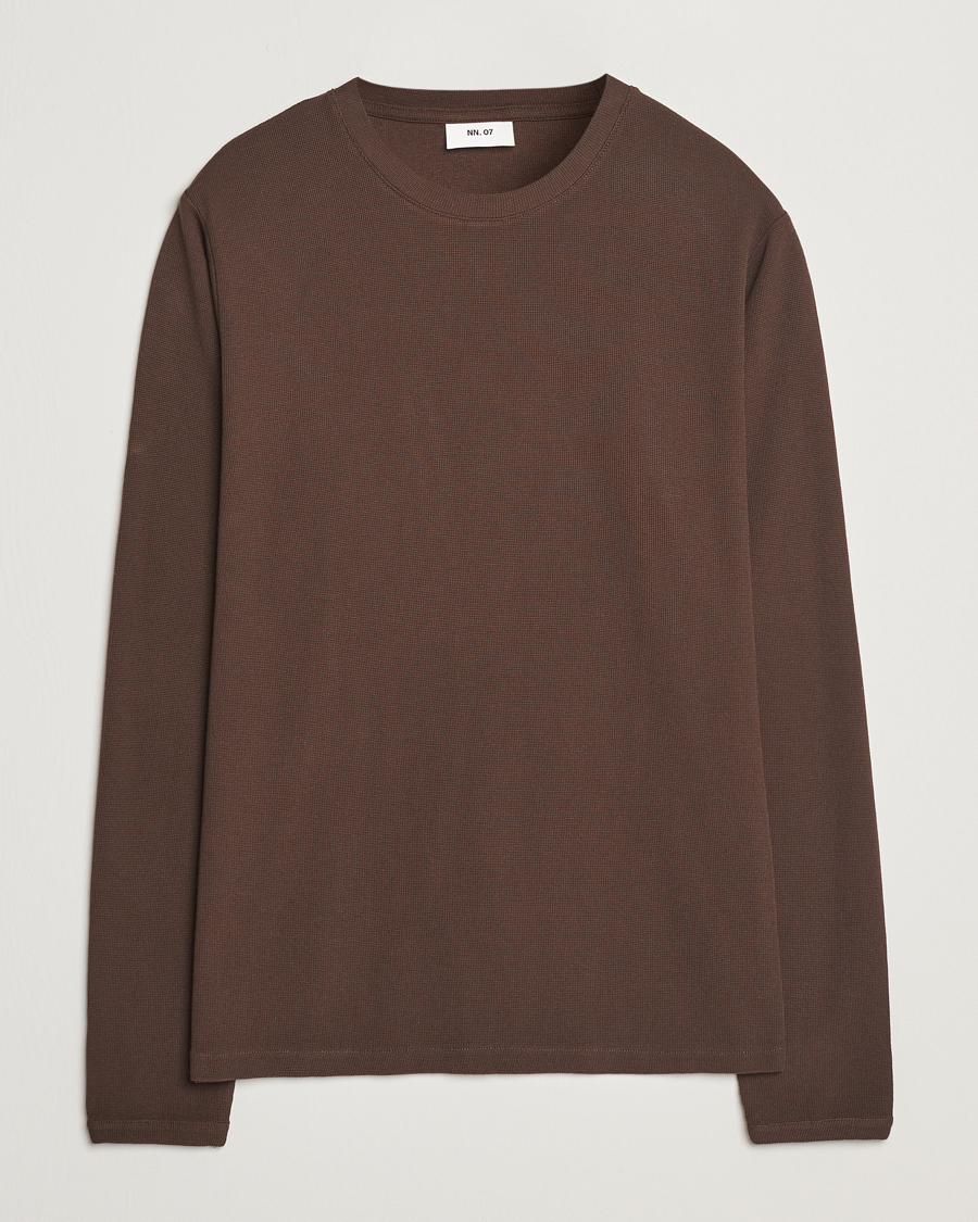 NN07 Clive Knitted Sweater Demitasse Brown