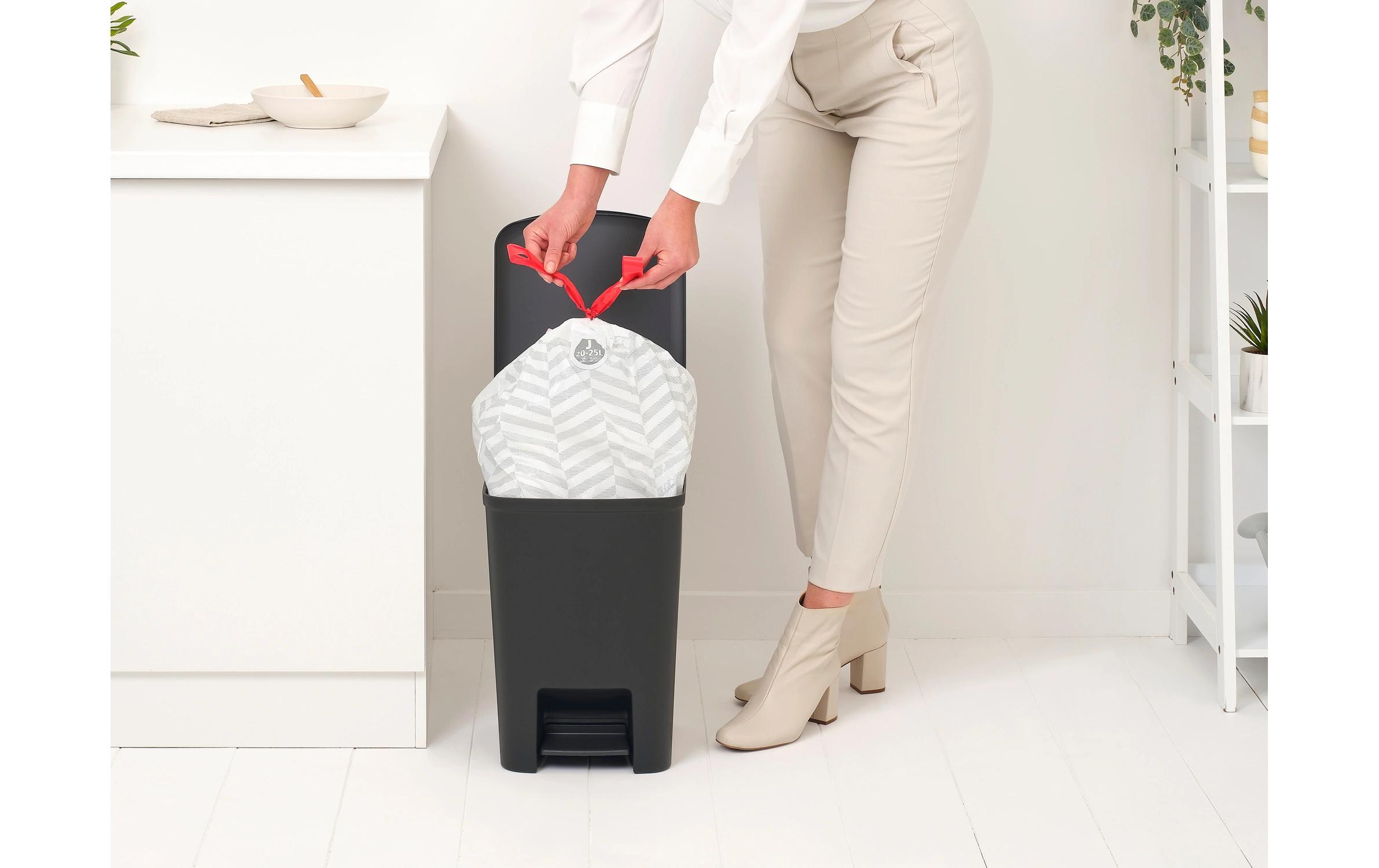 Recyclingbehälter StepUp 25 l, DunkelgrauTreteimer für Recycling Materialien