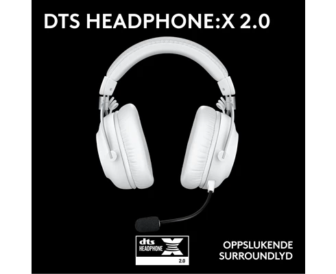 Logitech PRO X 2 LIGHTSPEED Wireless Gaming Headset - White