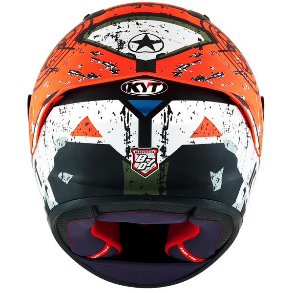 kyt - Casque NZ-Race Blazing Rouge / Blanc / Mat
