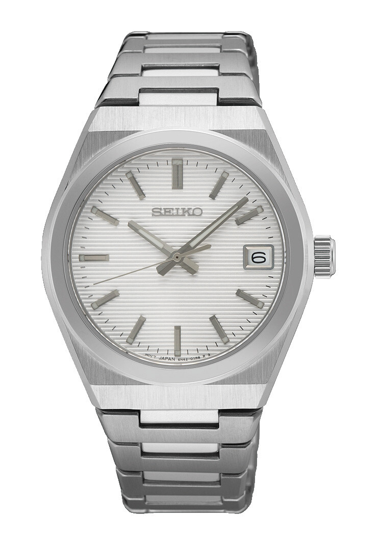 Seiko Klassik Damenuhr Weiß SUR573P1