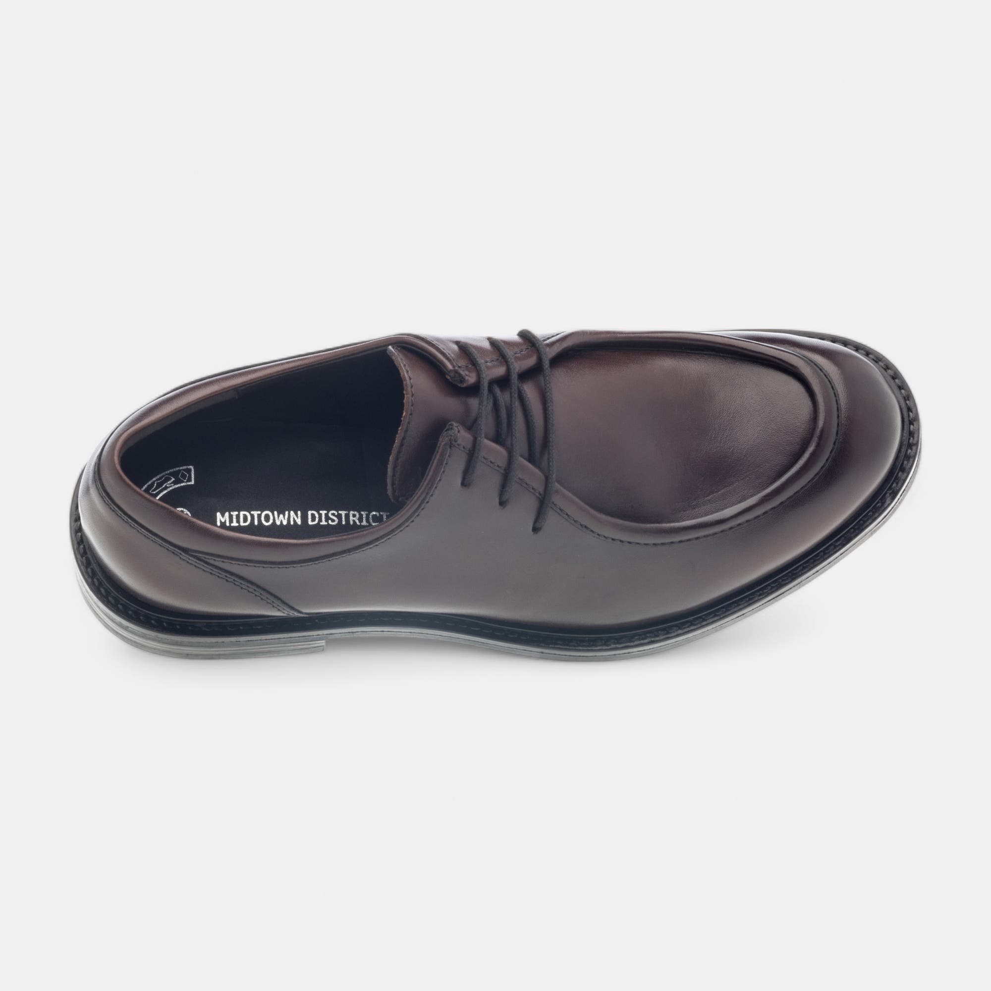 Derbies Homme en cuir cognac