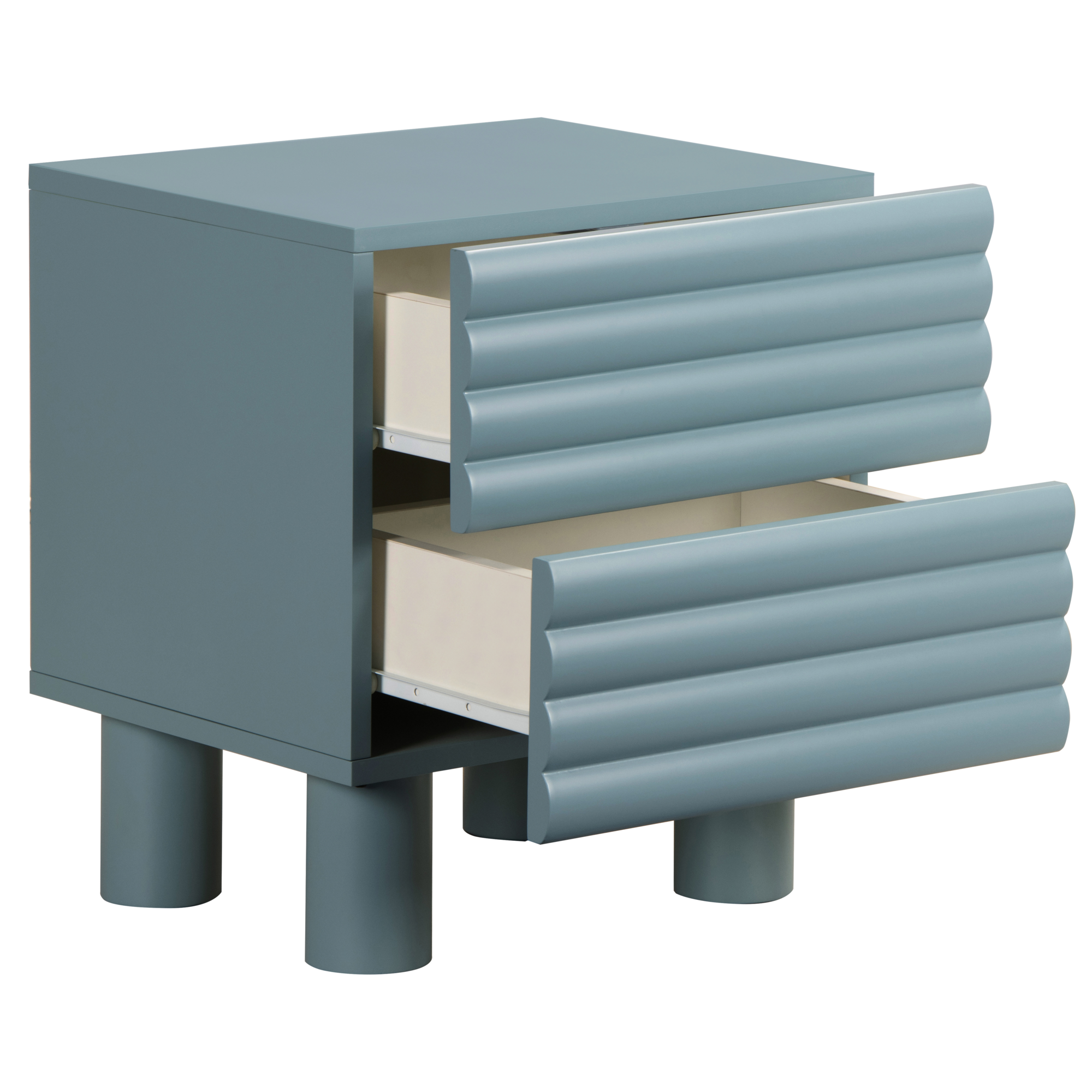 Pre-order Nachtkastje Row 48x44 cm mineral blue