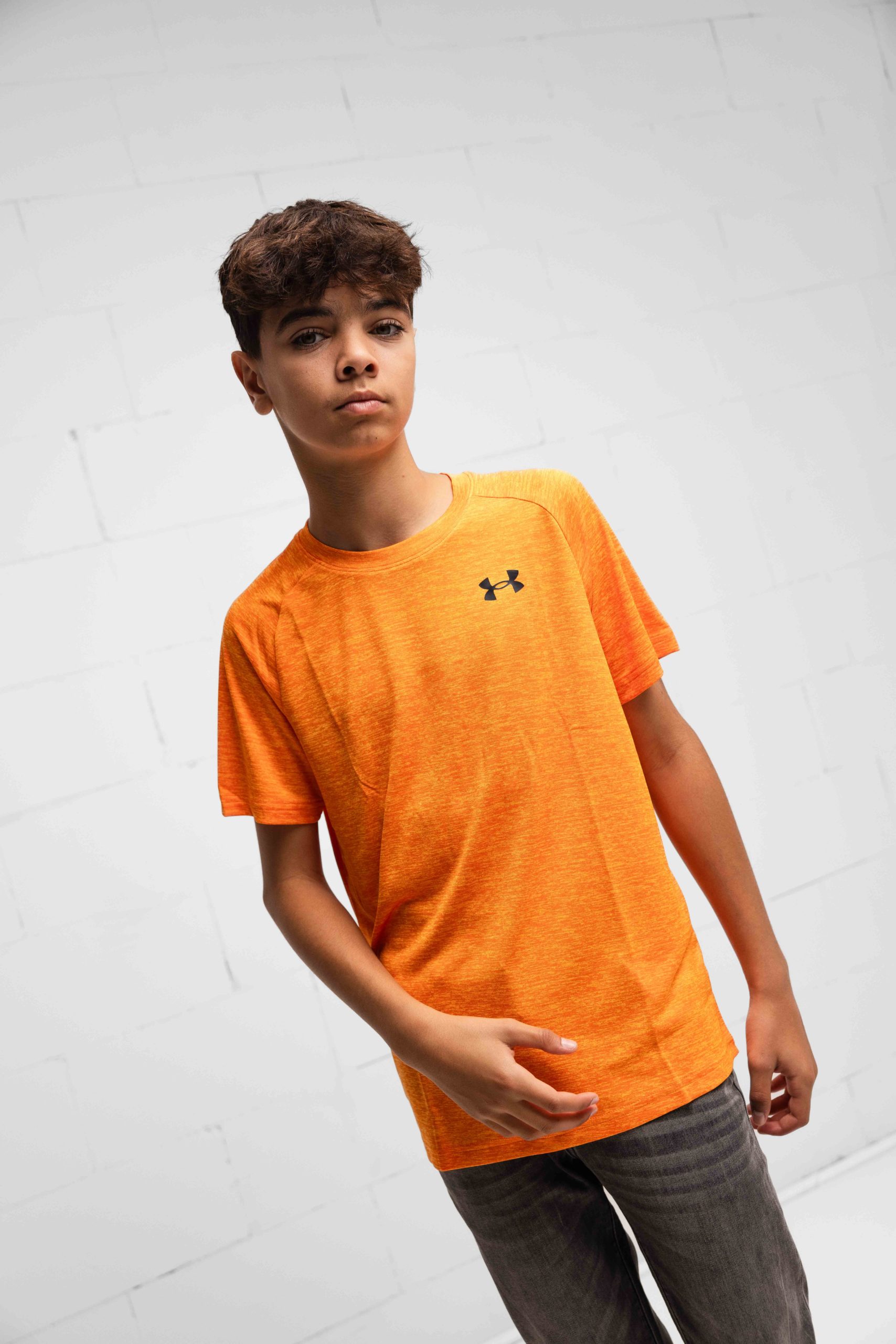 Under Armour Tech 2.0 T-Shirt Kids Oranje