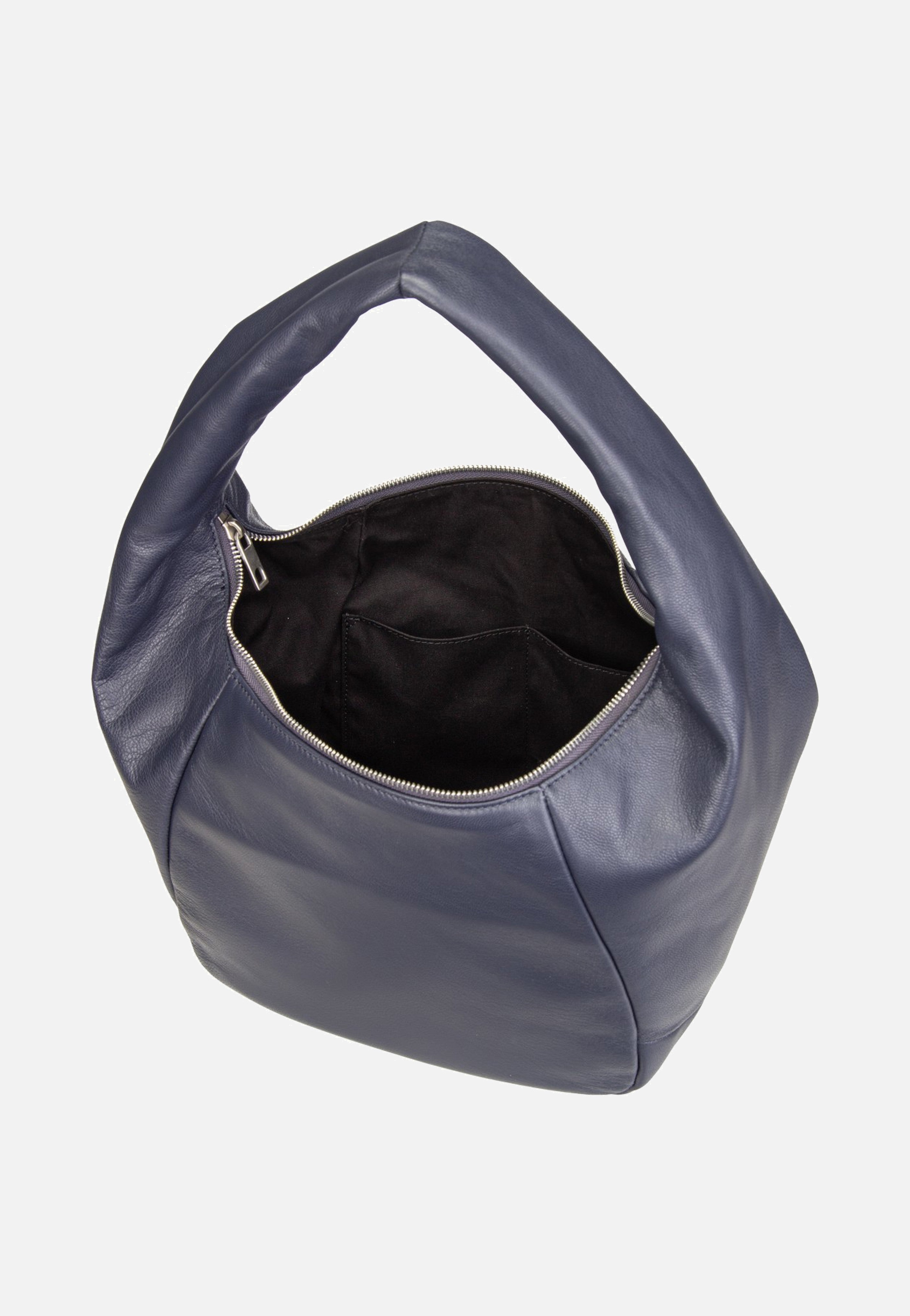 Farrah M Vintage Goat Cobalt Night - Hobo Bag