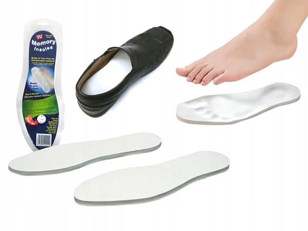 Skoinnlegg / Innersåler / Såler til Sko - Memory Foam - 35-43