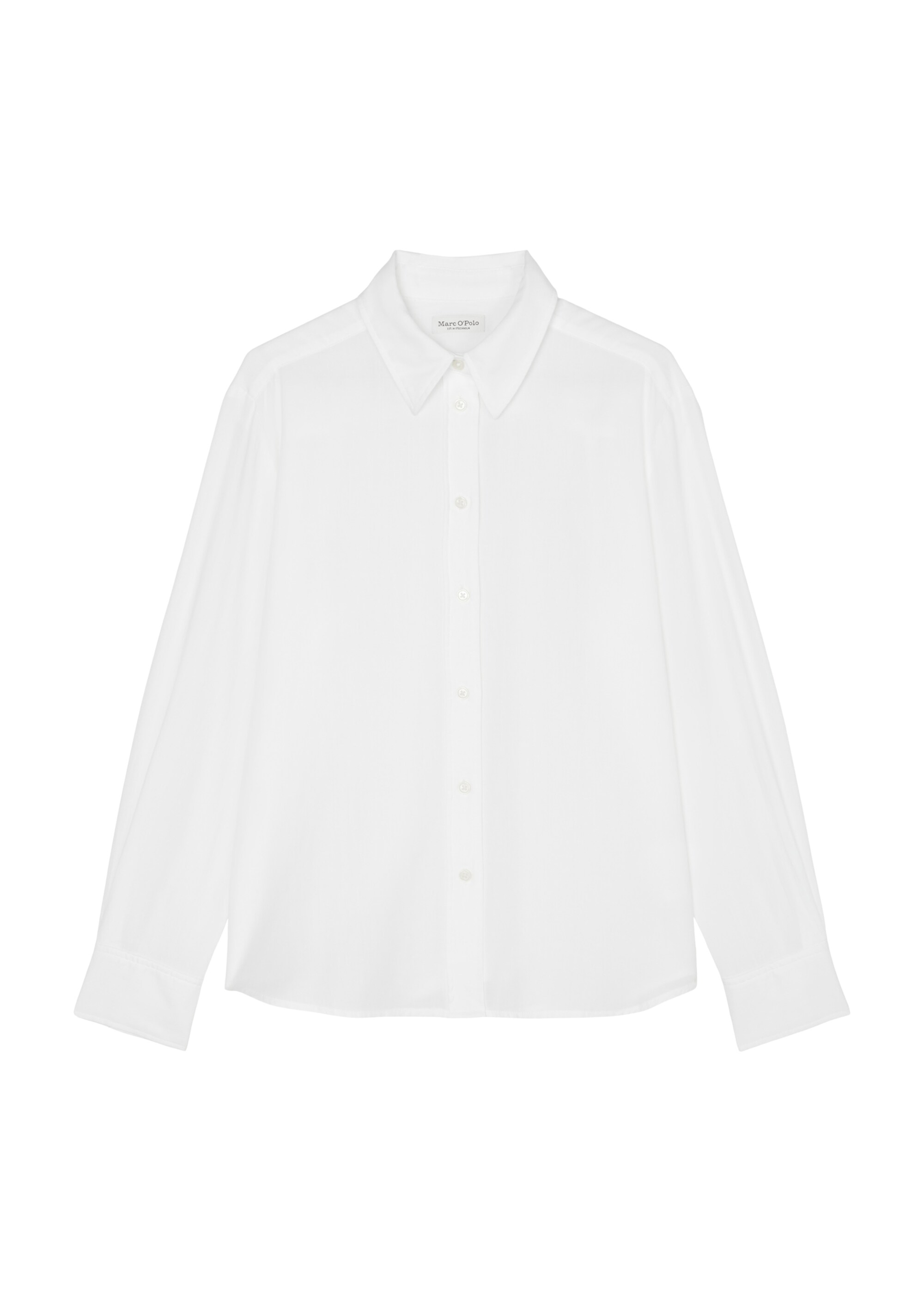 Bluse regularaus softem Baumwoll-Twill