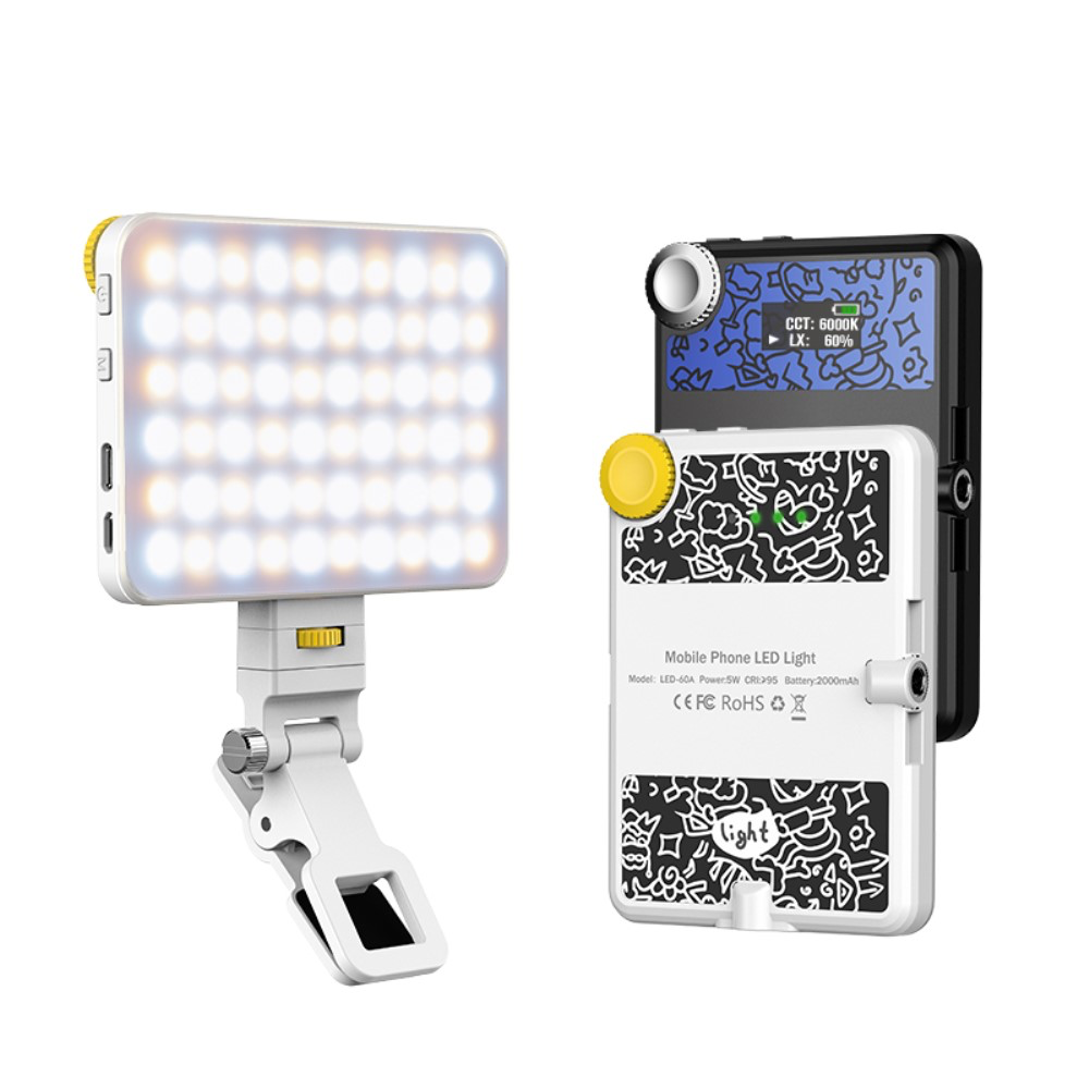 LED Foto Licht Video Beleuchtung (2500-9000K) mit 1/4